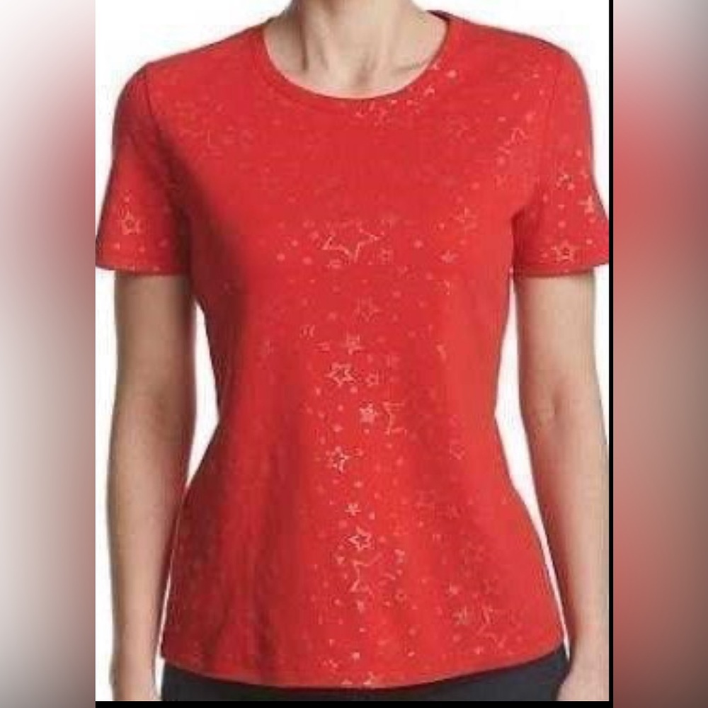 Studio Works Tee Shirt, scoop neck tee